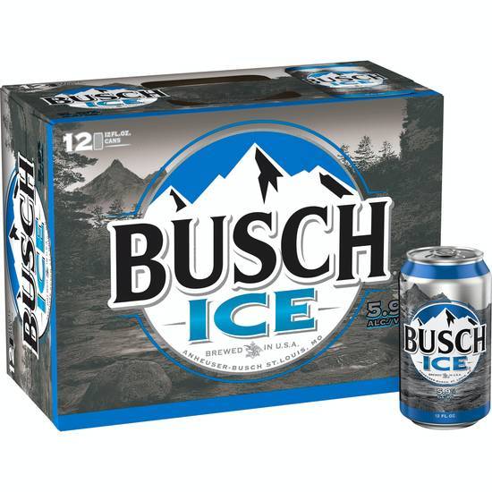Busch Ice Beer (12 pack, 12 fl oz)