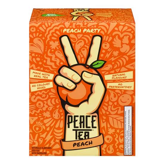 Peace Tea Peach Party Tea (12 x 341 ml)