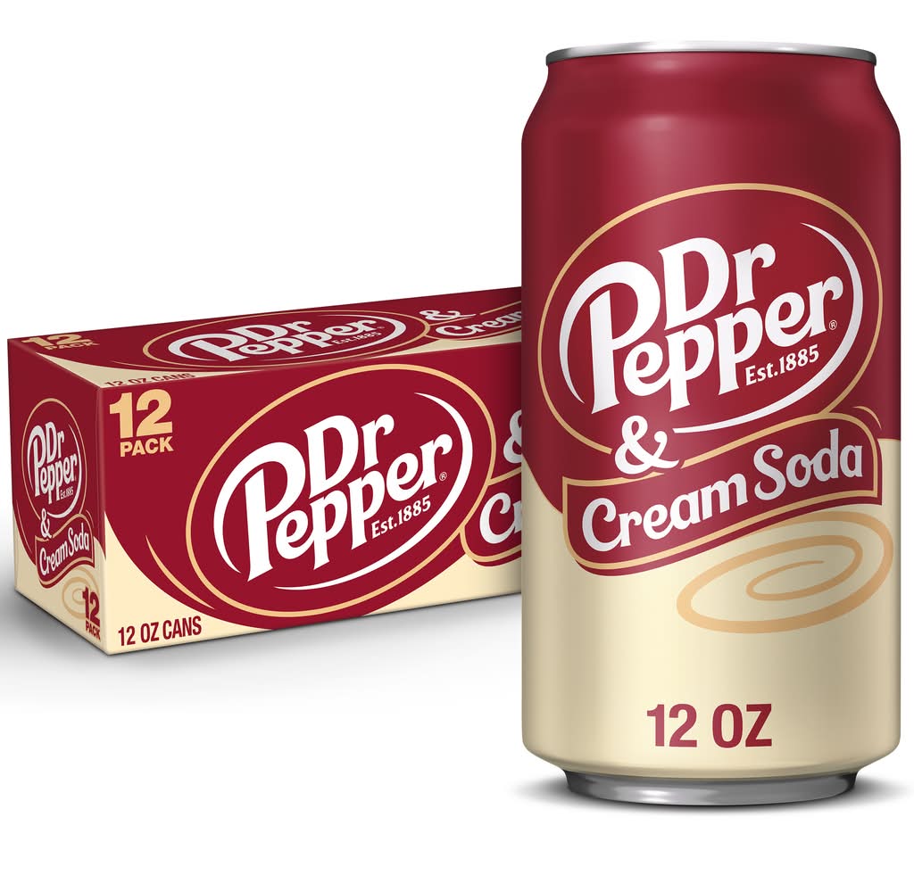 Dr Pepper Cream Soda (12 x 12 fl oz)