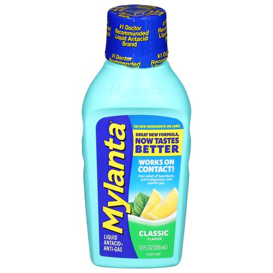 Mylanta Liquid Classic Flavor Antacid + Anti-Gas (lemon - mint)