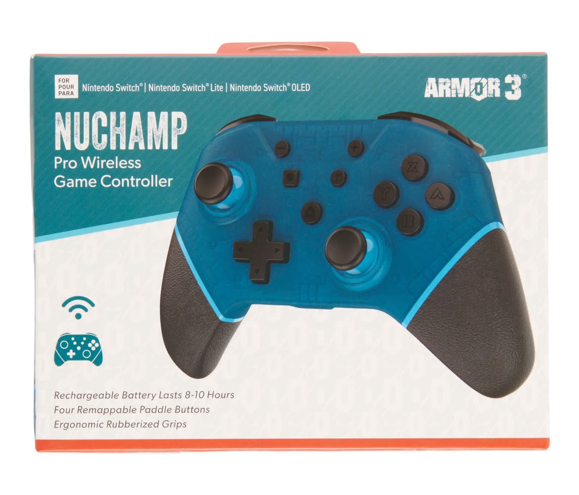 Armor 3 NuChamp Wireless Nintendo Switch Controller, Turquoise