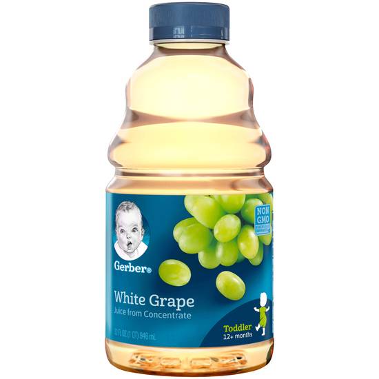 Gerber Toddler White Grape Juice From Concentrate (32 fl oz)