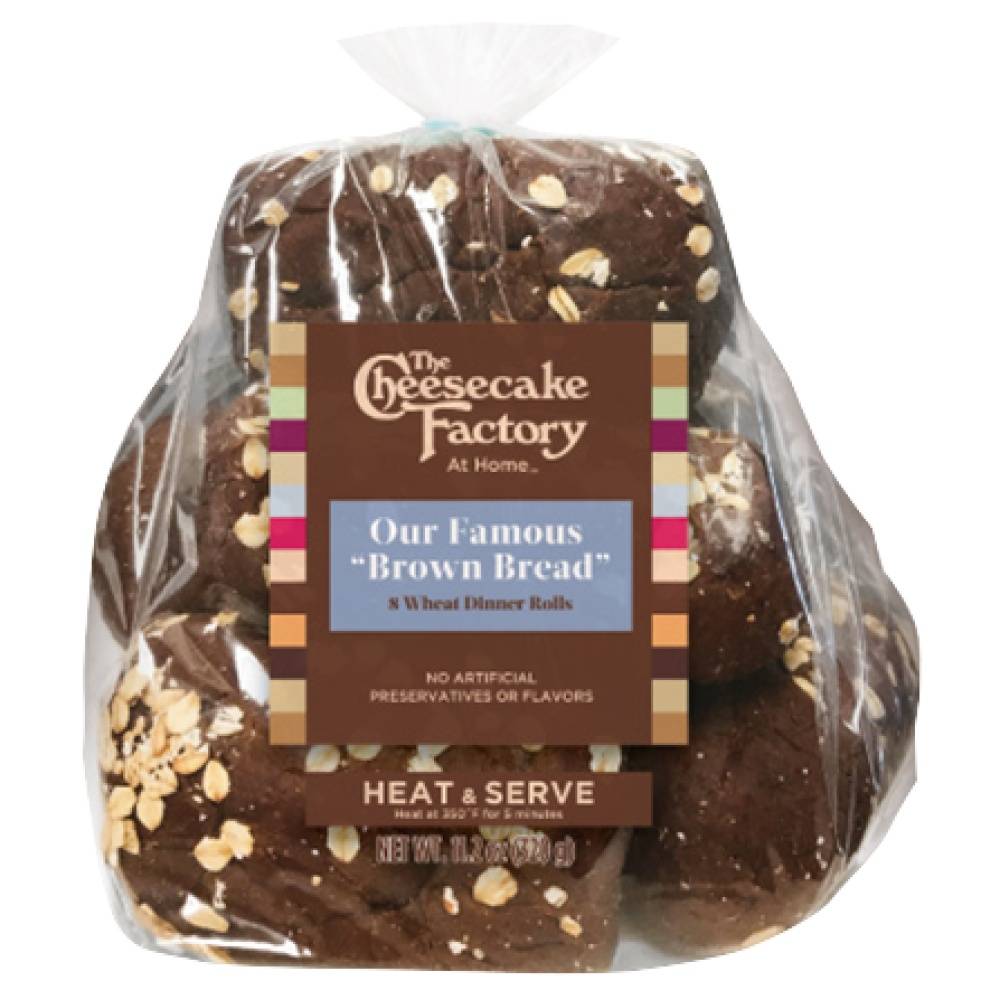 The Cheesecake Factory Our Famous Brown Bread Dinner Rolls (11.2 oz, 8 ct)