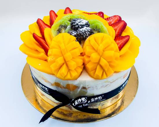 Chocolate Crispy Mango Cake (巧克力脆皮芒果蛋糕)
