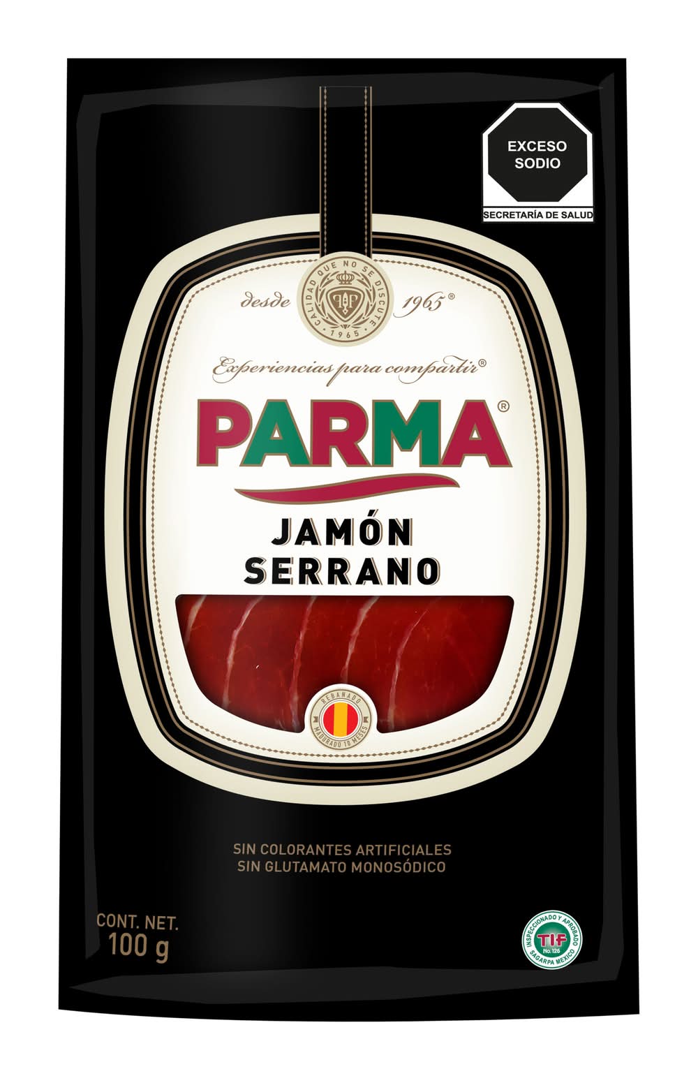 Parma · Jamón serrano (100 g)