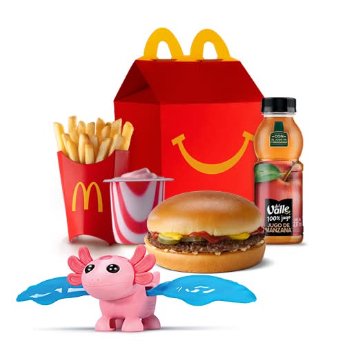 Cajita Feliz Hamburguesa sin Queso