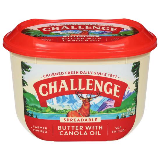 Challenge Butter Spreadable Sea Salted Butter With Canola Oil