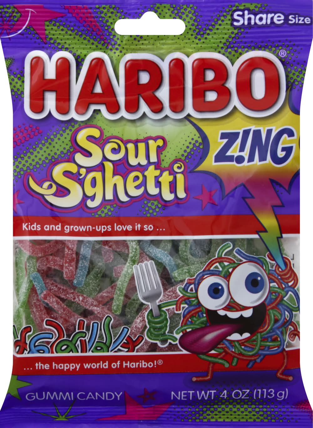 Haribo Sour S'ghetti (4 oz)