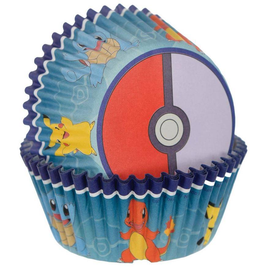 Pokemon Paper Baking Cups, 2in, 48ct