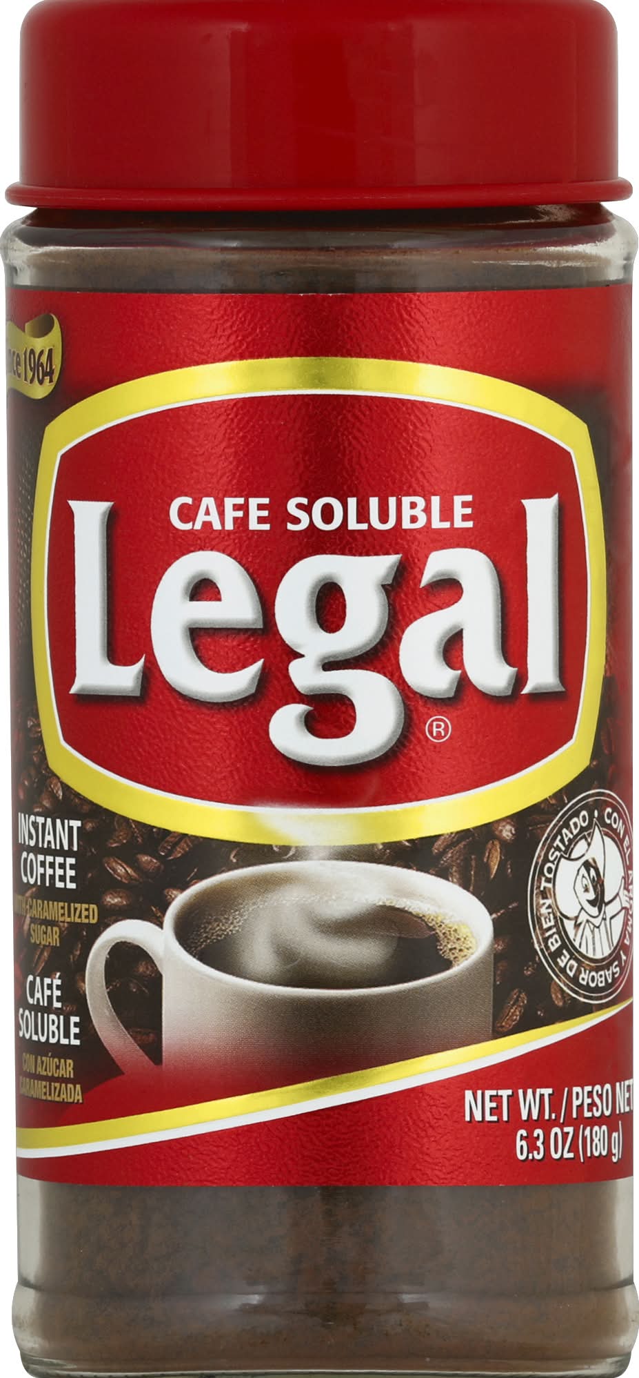 Legal Caramelized Sugar Instant Coffee (6.3 oz)