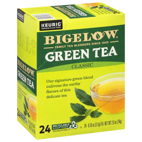 Bigelow K-Cup Pods Classic Green Tea (24 ct, 2.6 oz)