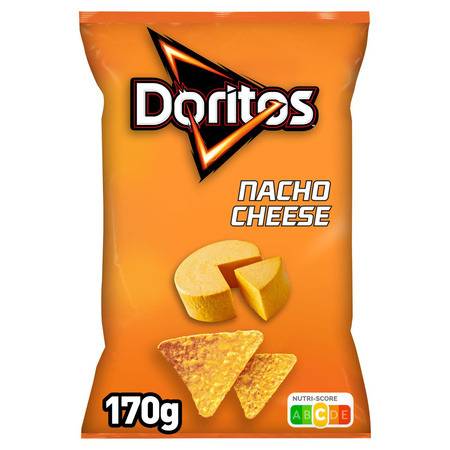 Chips Tortilla Nacho Cheese DORITOS - le sachet de 170 g
