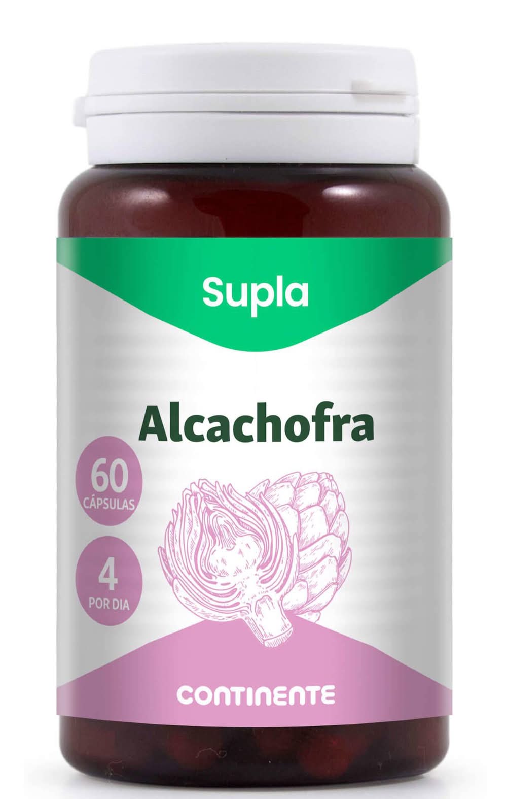 Suplemento Alimentar de Alcachofra Cápsulas Supla (emb. 60 un)