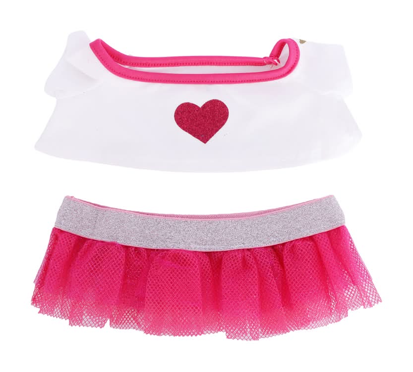 Miniso · Disfraz para juguete blusa y falda, 17x25 cm (2 un)