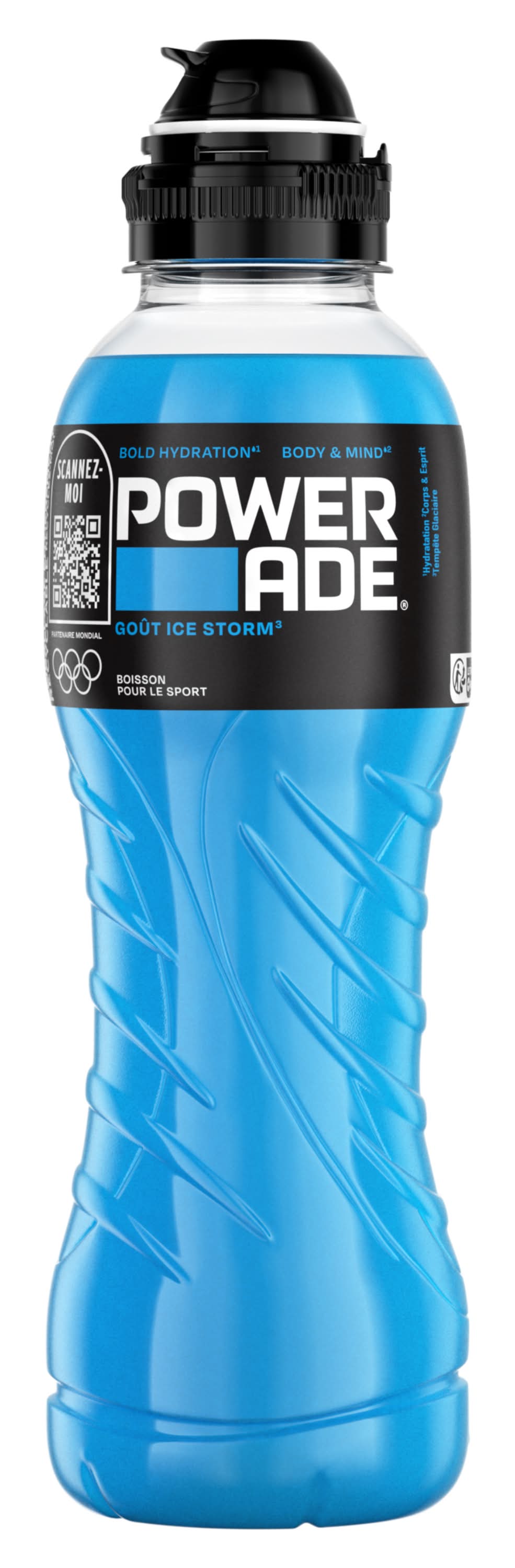 Powerade - Boisson isotonique pour sportifs, ice storm (500ml)