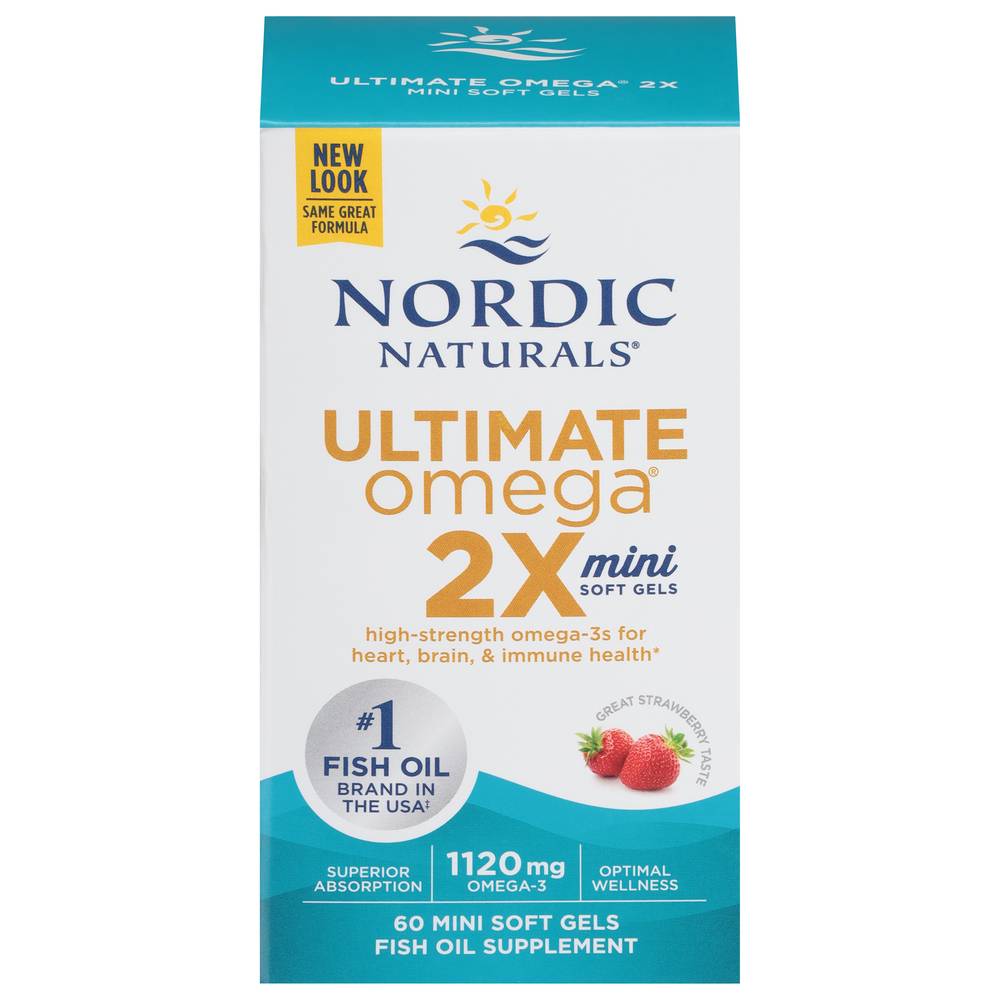 Nordic Naturals Ultimate Omega 2x Mini Soft Gels (60 ct)