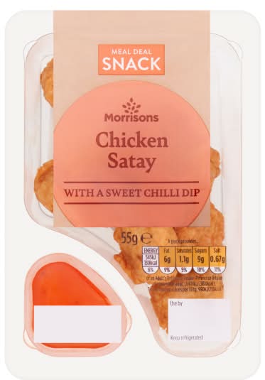 Order Morrisons Chicken Satay With a Sweet Chilli Dip Delivery
