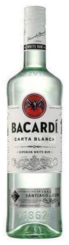 Bacardi Carta Blanca White Rum 70cl