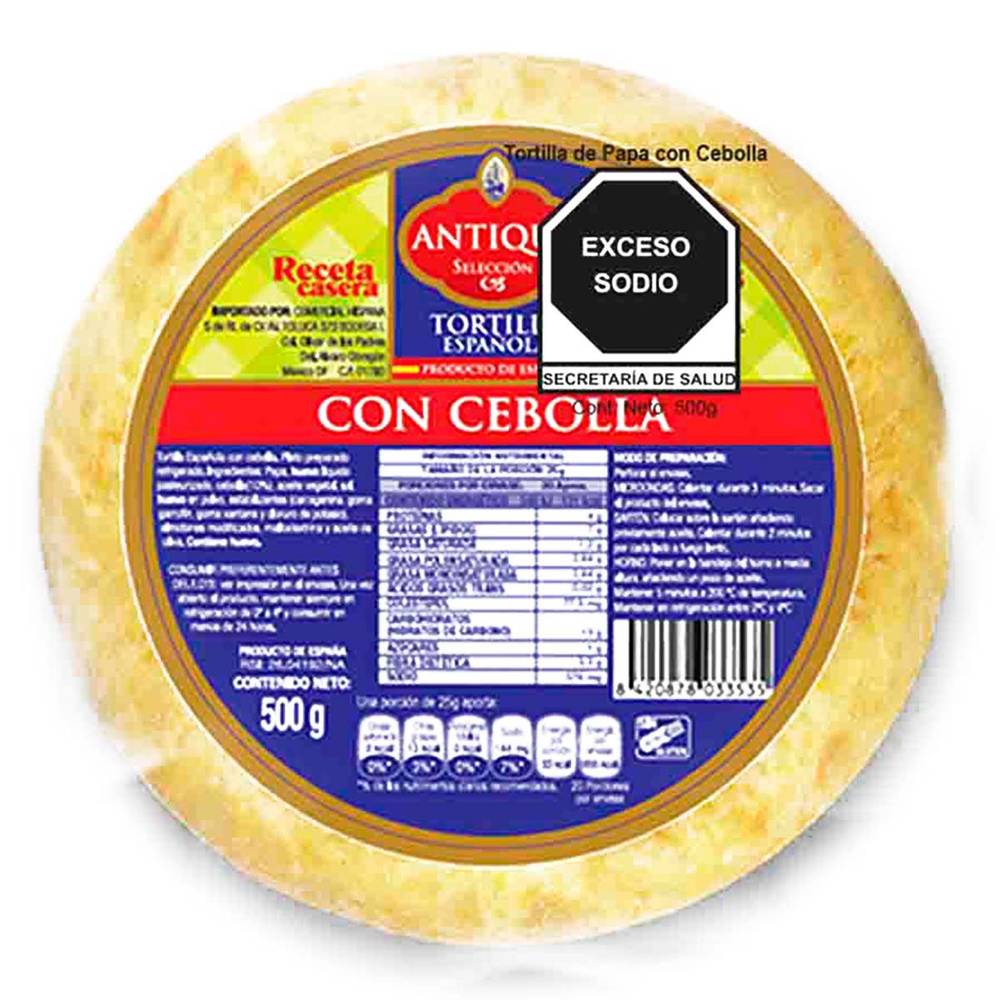 Antiqua tortilla española cebolla