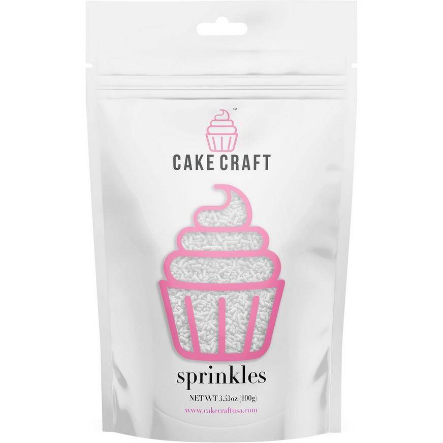 Party City Cake Craft Jimmie Sprinkles (white)