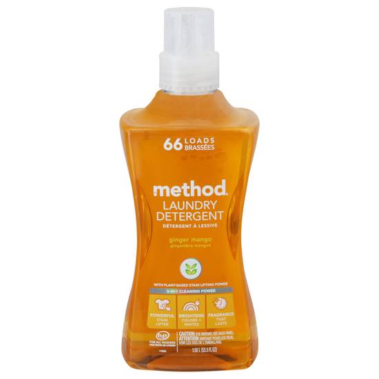 Method Ginger Mango 4x Concentrated Laundry Detergent