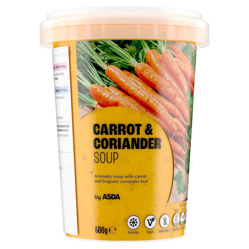 Asda Carrot & Coriander Soup 600g