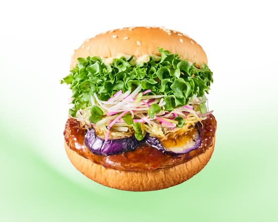 香味野菜の照り焼きバーガー