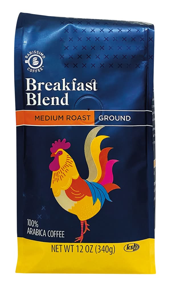 Barissimo Breakfast Blend Ground Coffee (12 oz)