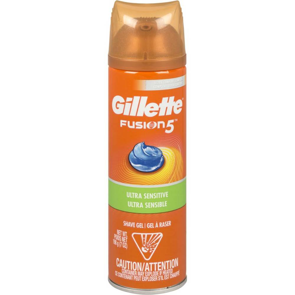 Gillette Fusion Ultra Sensitive Shave Gel (198 g)