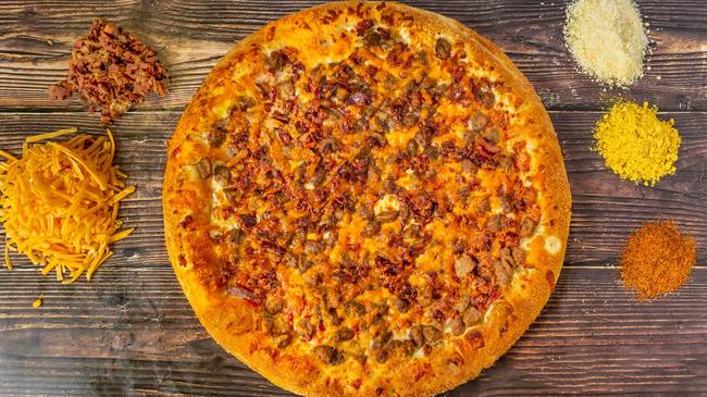 Bacon Cheddar Cheeseburger Pizza (14" Large) 