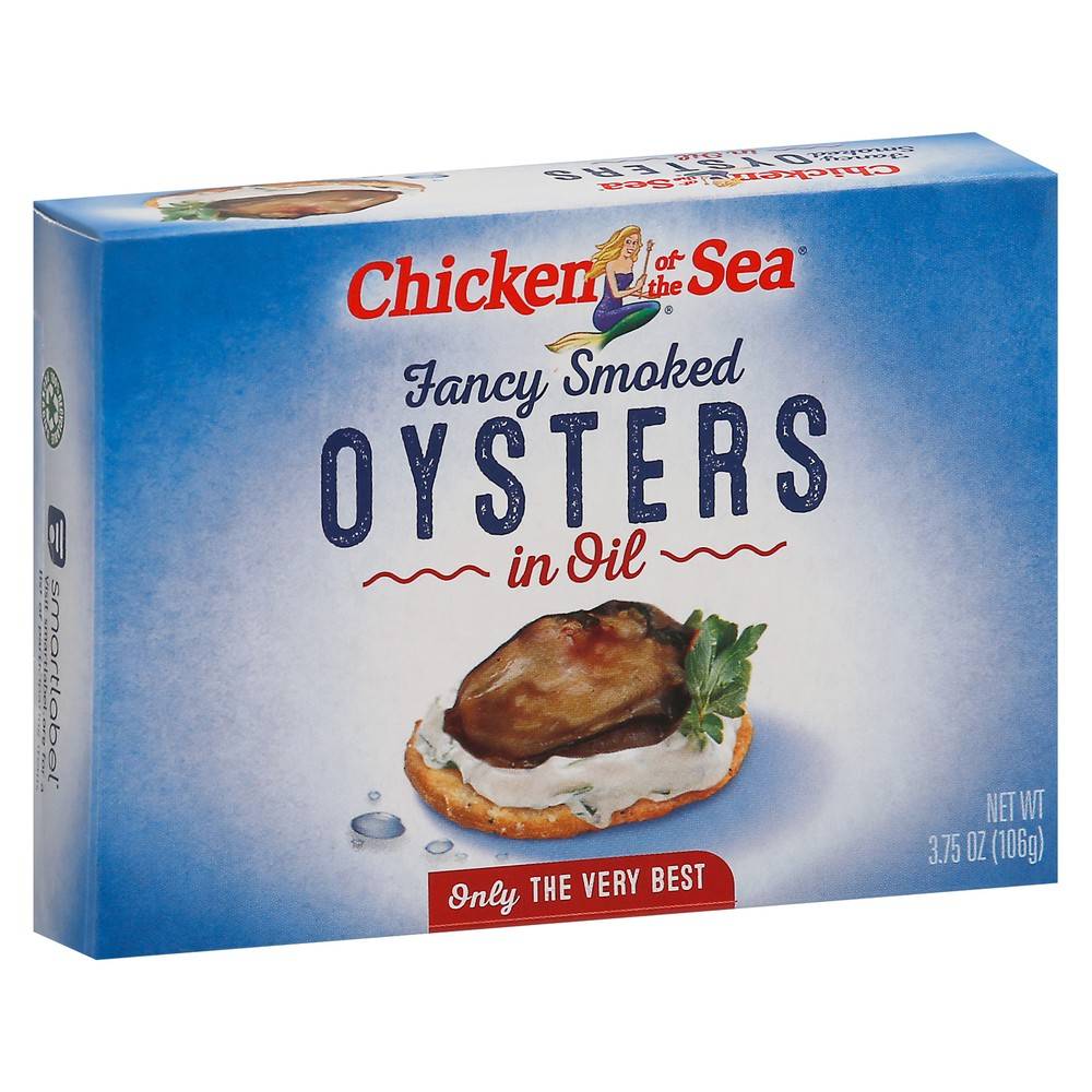 Chicken of the Sea Fancy Smoked Oysters in Oil (3.75 oz)