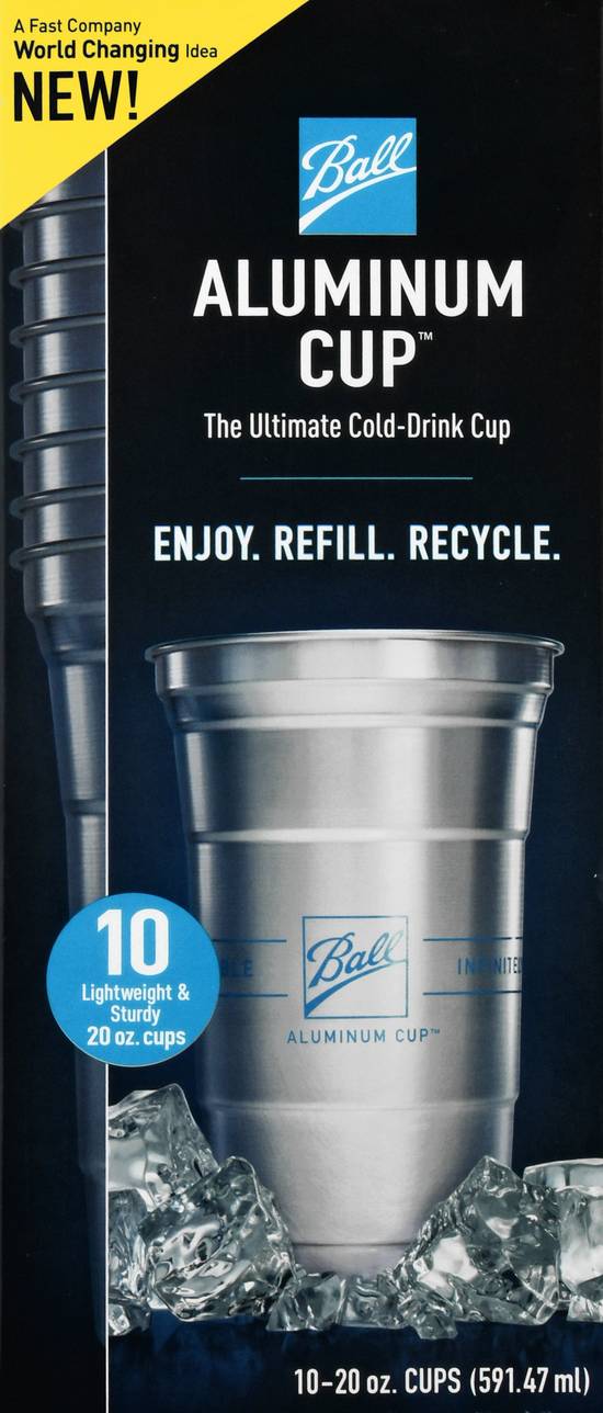 Ball Ultimate Cool-Drink Aluminum Cups (10 ct)