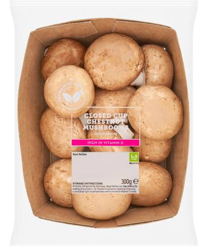 Sainsbury's Closed Cup Chestnut Mushrooms