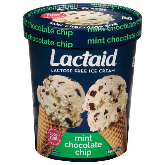 Lactaid 100% Lactose Free Mint Chocolate Chip Ice Cream
