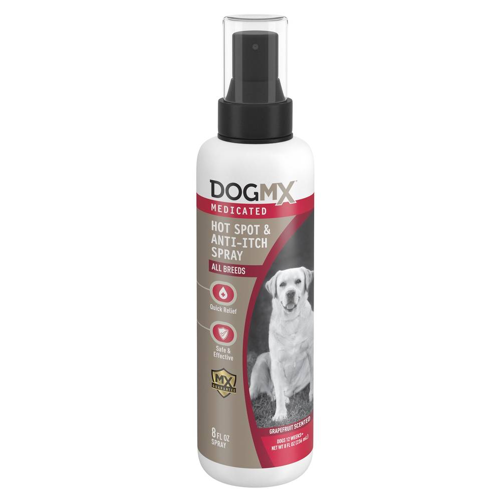 Dog MX Medicated Hot Spot & Anti-Itch Spray For Dogs, Grapefruit (8 fl oz)