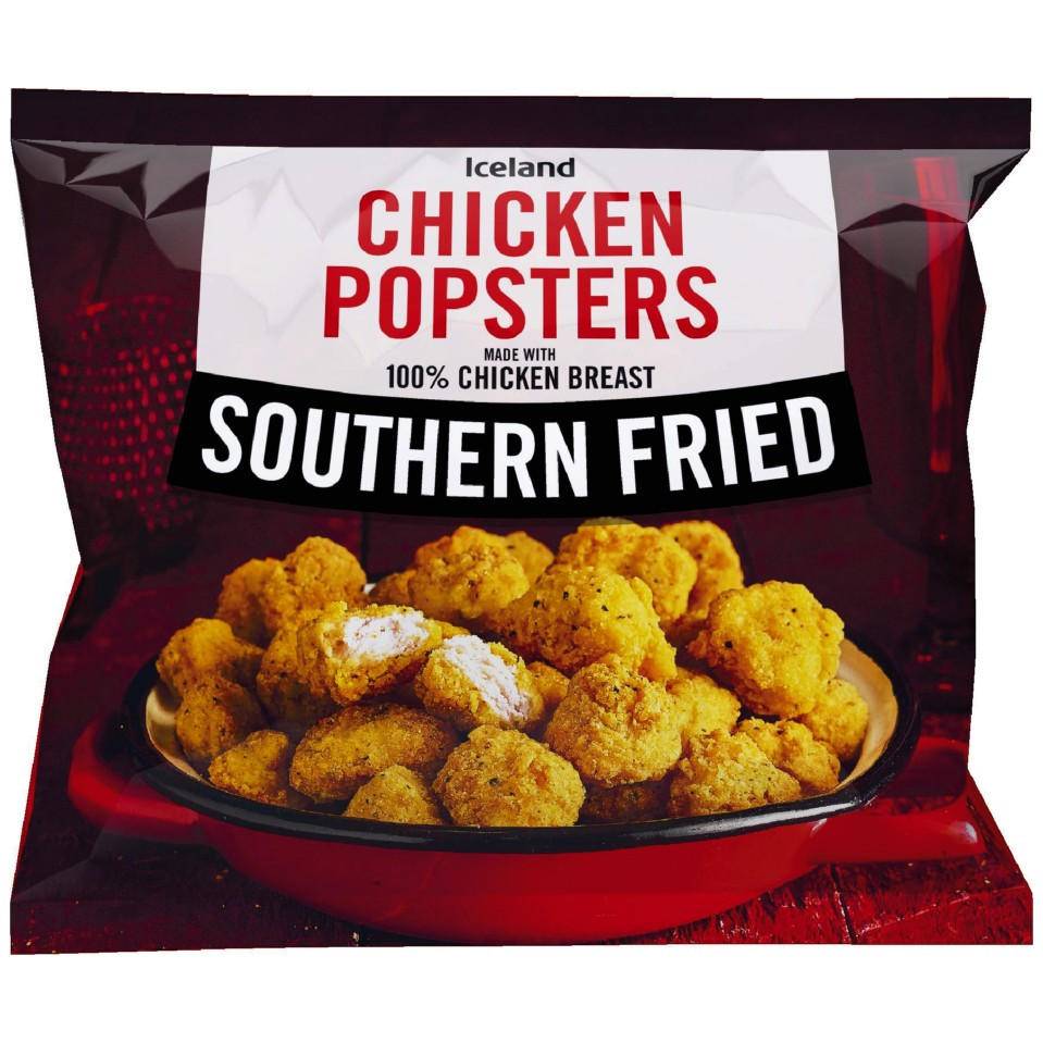 Iceland Southern Fried Chicken Popsters