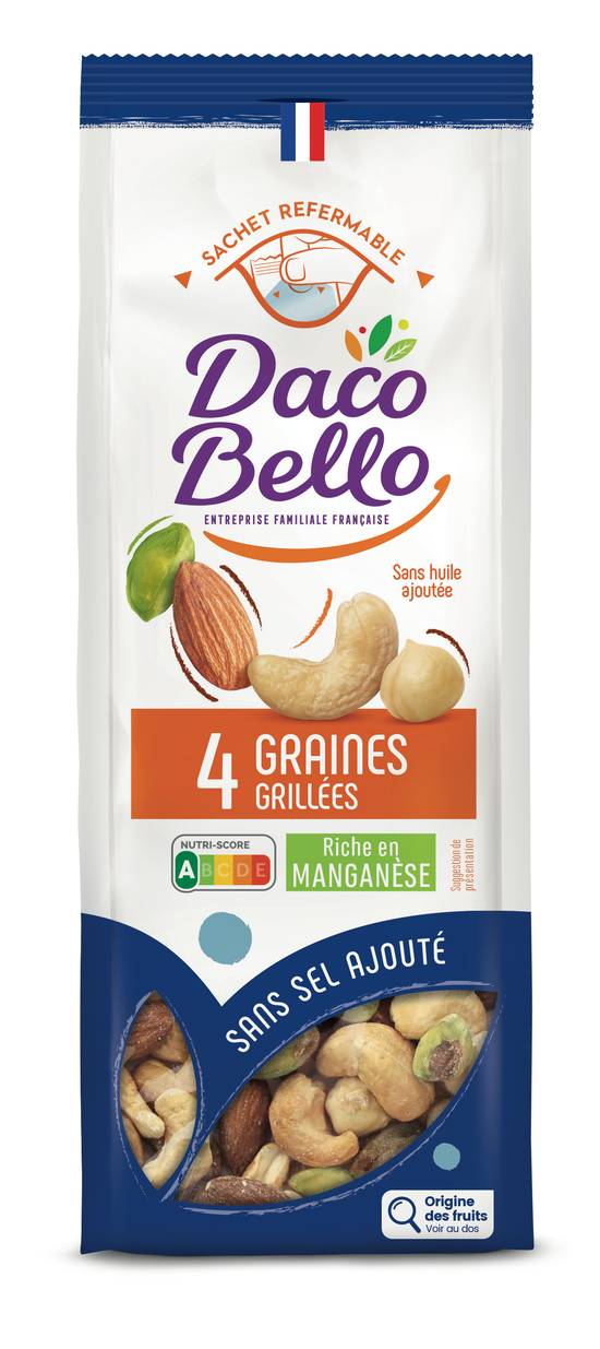 Daco Bello - Mélange de fruits secs grillées sans sel