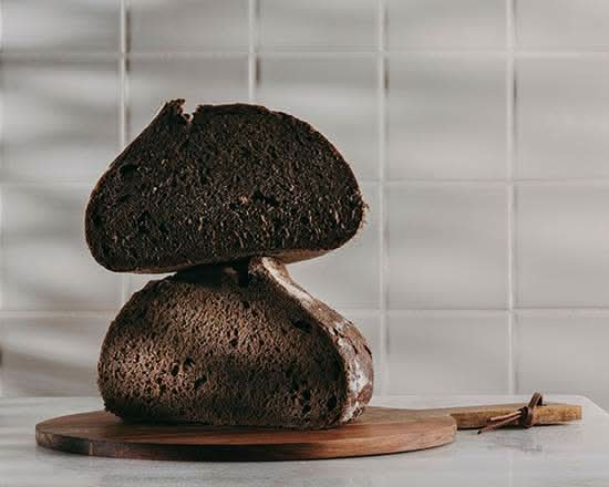 Pão de centeio de massa mãe