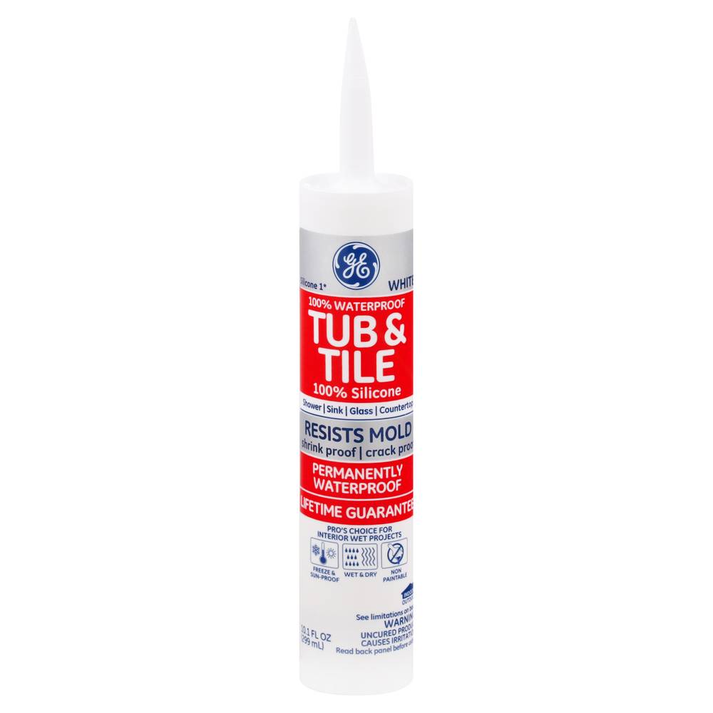 General Electric Silicone Caulk White