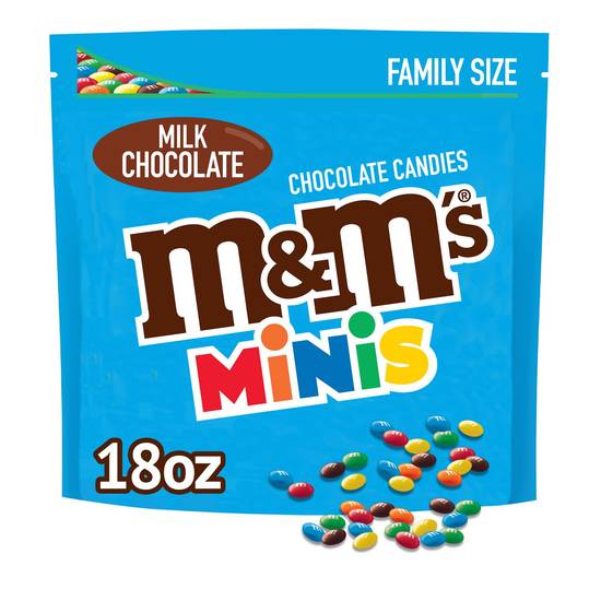 M&M'S Peanut Mix Chocolate Candy Share Size Pack, 2.5 oz (18 Count) 