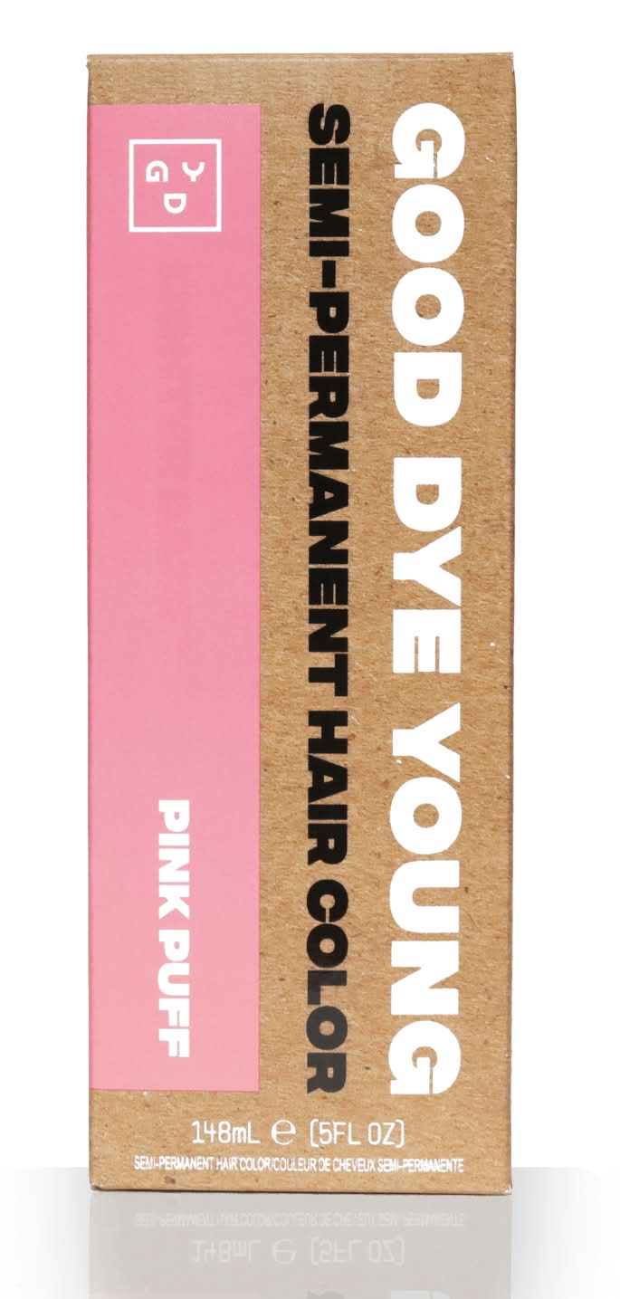 Good Dye Young Lighter Daze Puff Semi Permanent Hair Color, Puff Pink (5 fl oz)