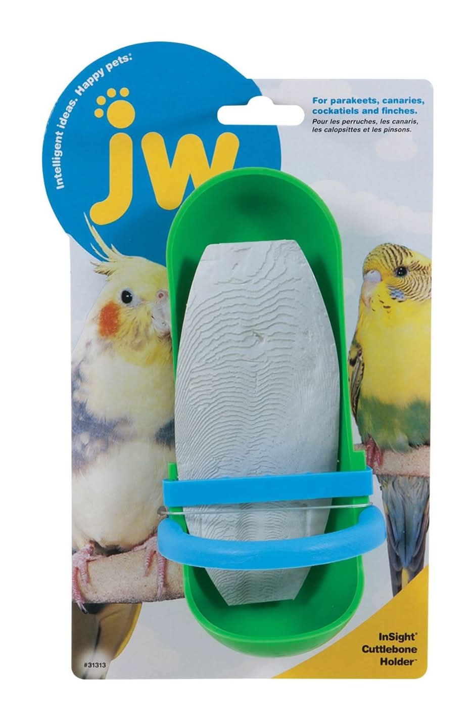 JW Pet Company Cuttlebone Holder Assorted Colours, 1 ea
