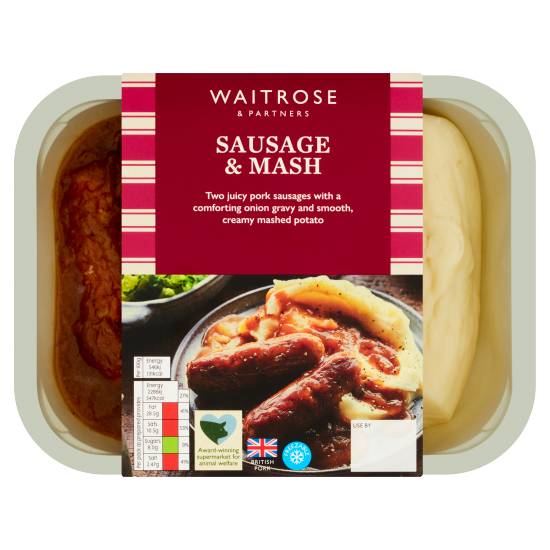 Waitrose Sausage & Mash