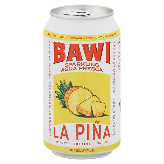 Bawi Sparkling Agua Fresca La Pina (12oz can)