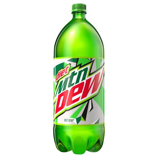 Mtn Dew Pop Diet Mountain Zero Sugar Soda (2 L)