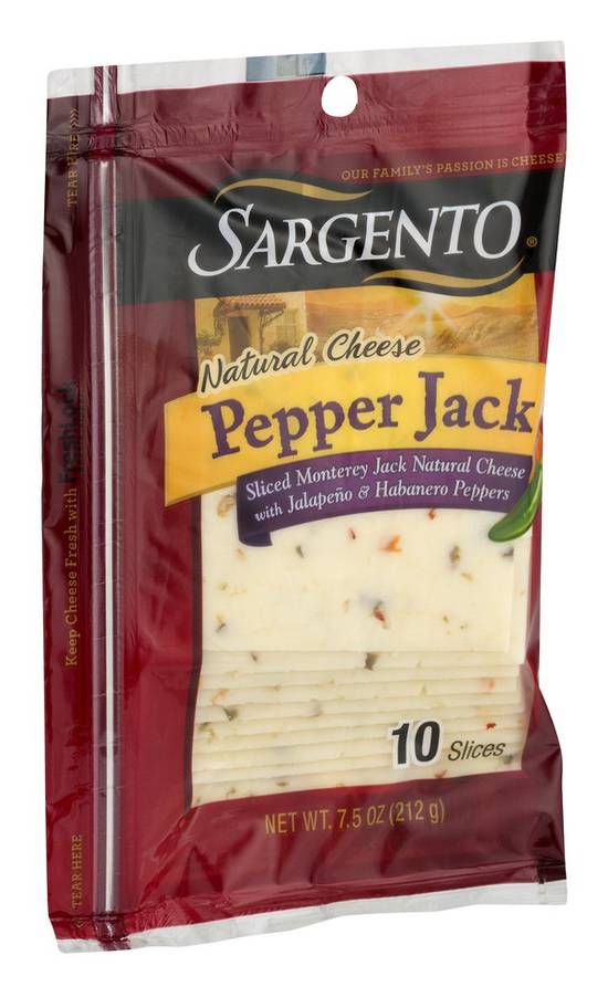 Sargento Pepper Jack Cheese Slices (10 slices)