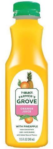 7-Select Farmer's Grove Orange Juice with Pineapple