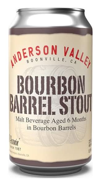 Anderson Valley Bourbon Barrel Stout Beer (8 x 12 fl oz)