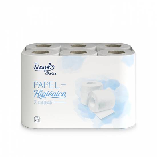 PAPEL HIG.2C.SIMPL CHOICE 12R