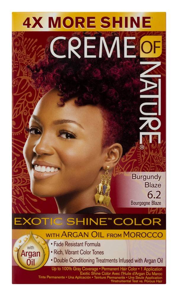 Creme of Nature 6.2 Burgundy Blaze Exotic Shine Hair Color (6.4 oz)